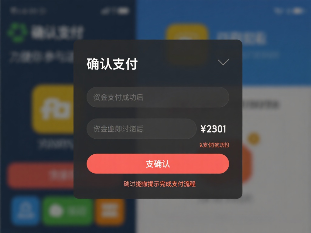 确认支付：输入金额后，点击确认并按照提示完成支付流